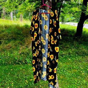 Sunflower kimono